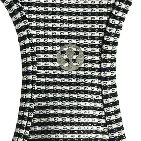 Lululemon Cool Racerback Tank Top Gingham Inkwell Size 4 - Picture 6 of 8